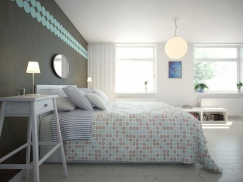 Idées d'ameublement couvre-lit de chambre à coucher de décoration suédoise