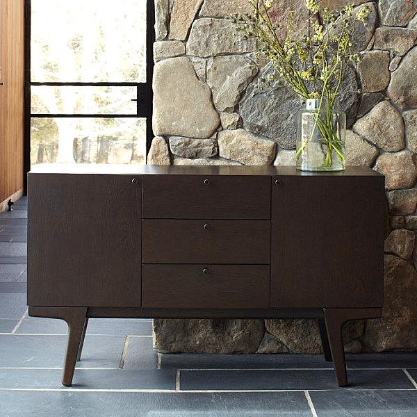 Commode murale en pierre au design d'intérieur éclectique fleurs en bois