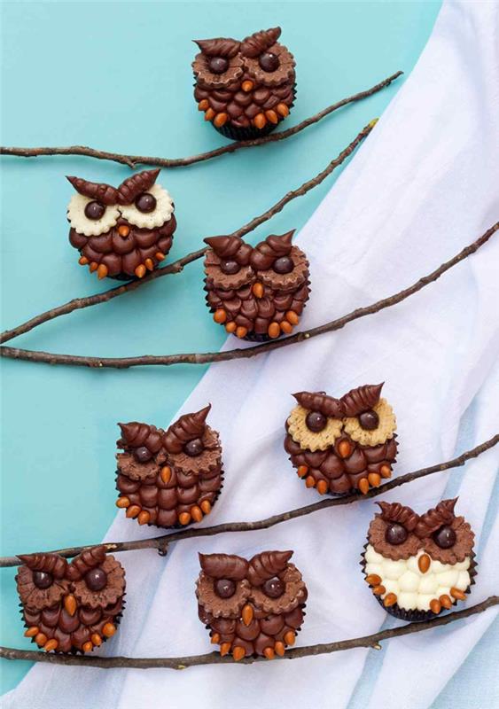 Recette de cupcakes hibou Idées de recettes de tarte au four