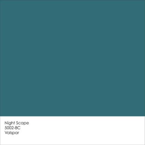 Palety kolorów 2014 blue night scape valspar
