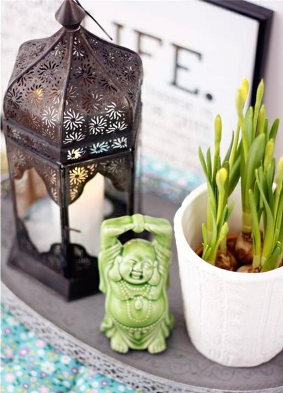 Feng Shui photos plantes d'intérieur bougie énergie positive