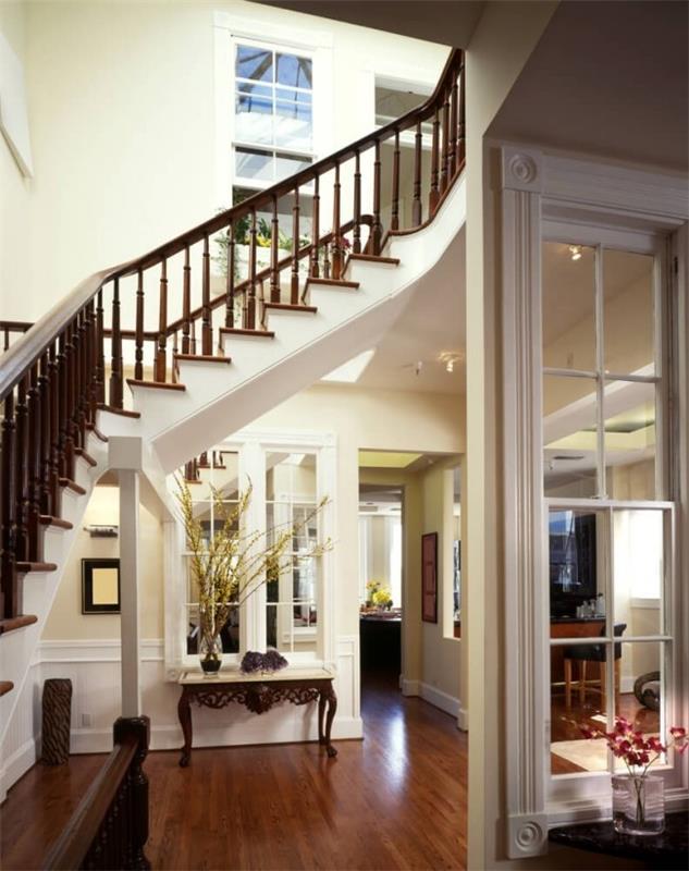 Projekt przedpokoju świetny dom ze schodami