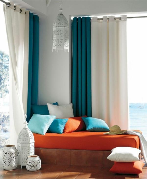 Idées de rideaux rideaux fenêtres modernes éditions design orange