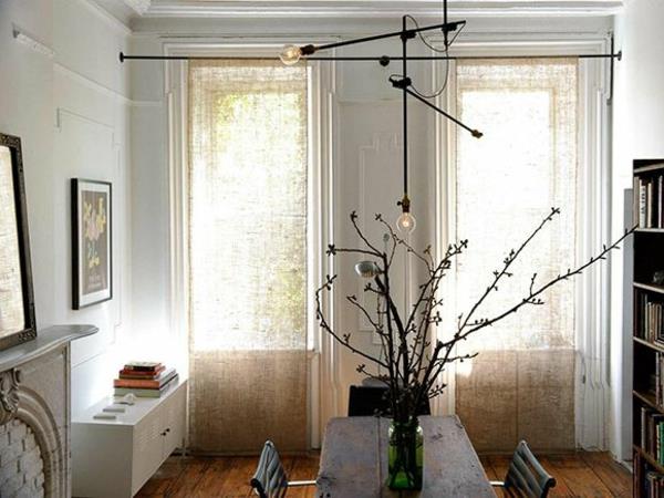 idées de rideaux modernes rideaux lampes design