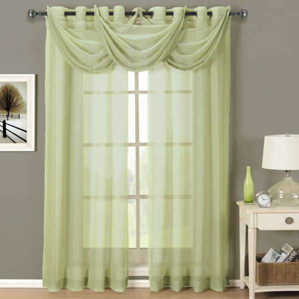 suggestions idées de rideaux suggestions de rideaux frais vert