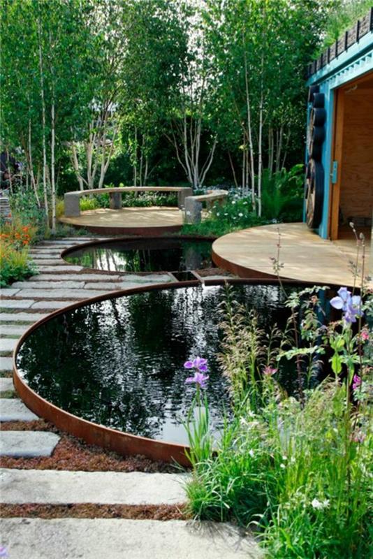 Photos de bassin de jardin idées de jardin créatives bassins de jardin autour