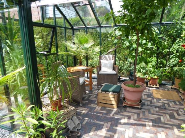 Serre York par Hoklartherm avec coin salon