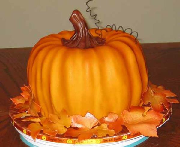 Pomysły na przyjęcie na Halloween dynie ciasta ciasta błyszczące