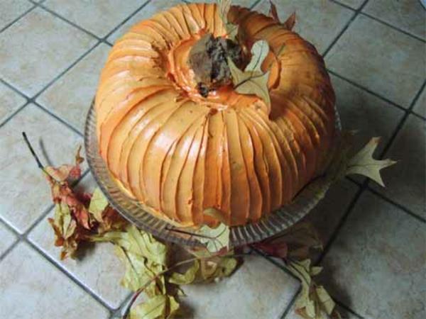 Pomysły na Halloween Ciasta z dyni Ciasta okrągłe