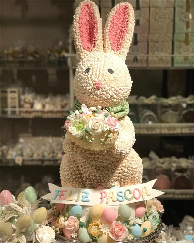 Gâteau de figurines de lapin pour Pâques Idées d'artisanat de Pâques
