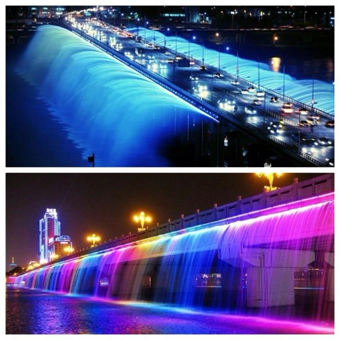 Stolica Korei Południowej most wodny rozdzielony