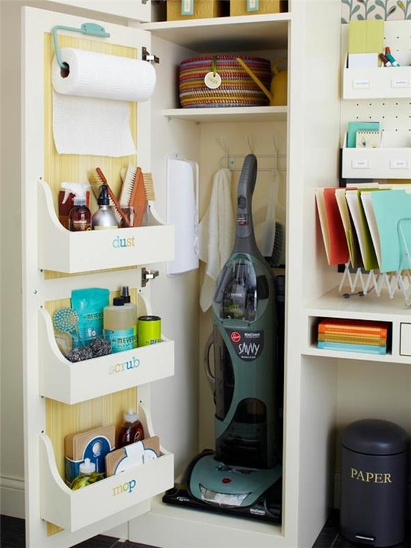 porady gospodarstwa domowego niezbędne przybory środki czystości schludna szafka