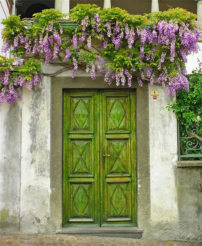 Drzwi wejściowe w kolorowym designie Nowoczesne drzwi wejściowe Pomysły na majsterkowanie