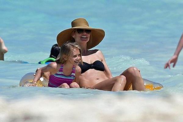 Heidi Klum en privé avec sa petite fille