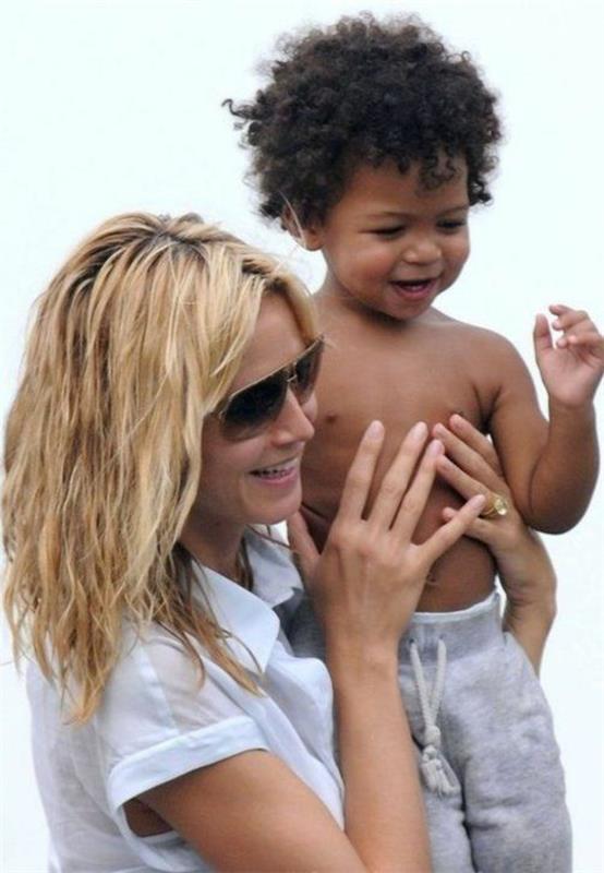 Heidi Klum et son fils Johann