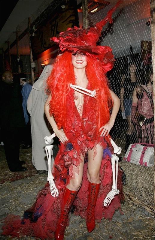 Kostium czarownicy Heidi Klum na Halloween