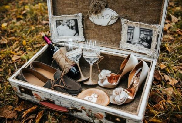 Décoration de planification de mariage dans un style vintage