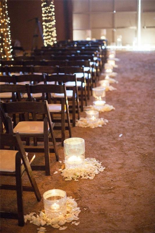 Samodzielnie wykonaj dekoracje ślubne na uroczystość ze świecami