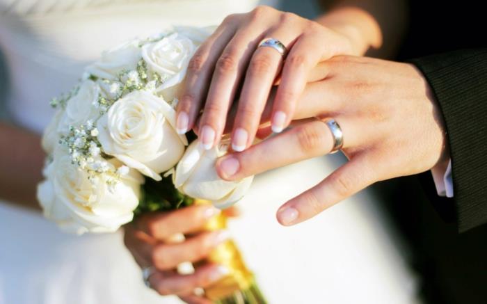 Mariage planification mariage fermer bouquet de mariage