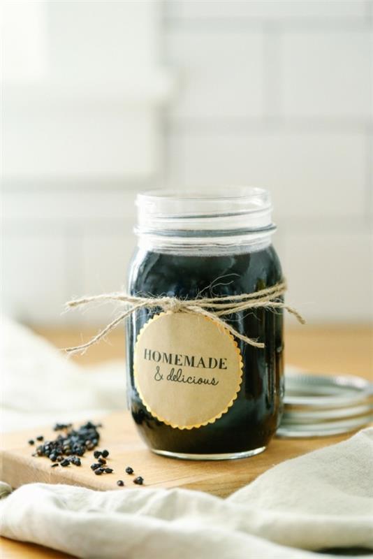Recette de jus de sureau au sirop de sureau