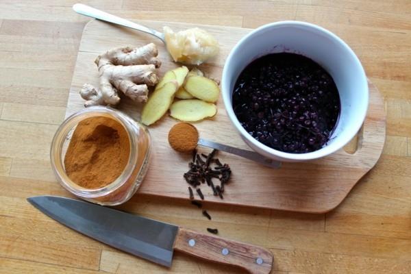 Faire soi-même du sirop de sureau Faire du jus de sureau Ingrédients