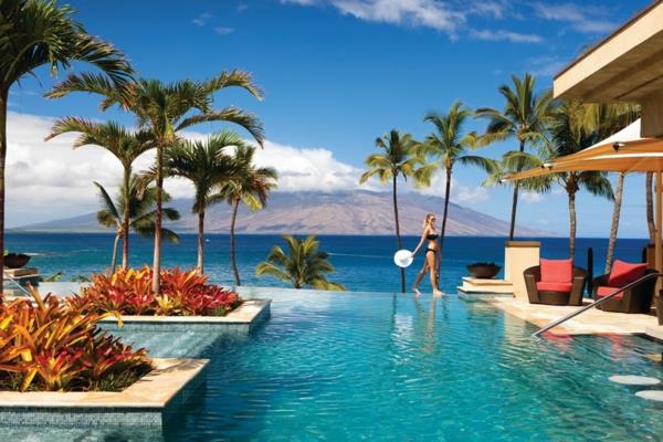 Basen bez krawędzi Maui Cztery pory roku