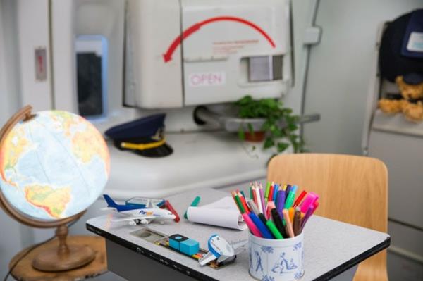 Un avion de KLM dort au travail