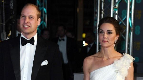 Kate Middleton et le prince William en tenue hollywoodienne
