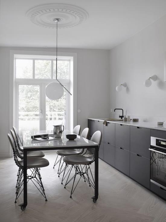 Aneks kuchenny indywidualnie zaprojektowany idealny nowoczesny design minimalistyczny wysokość blatu może być różna