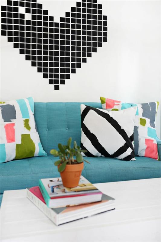 Zaprojektuj własne poszewki na poduszki uszyj własne abstrakcyjne poszewki na poduszki
