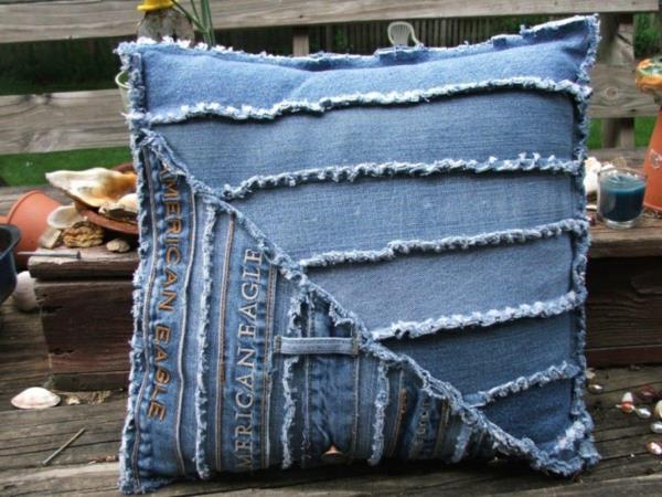 Conception de vêtements de taies d'oreiller en jean