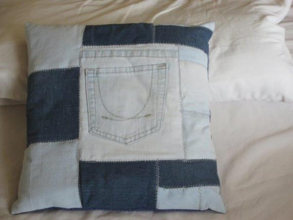 Housses de coussin en jeans, taies d'oreiller, vêtements, textiles