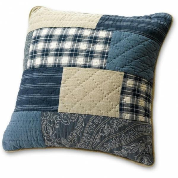 taies d'oreiller taies d'oreiller jeans patchwork