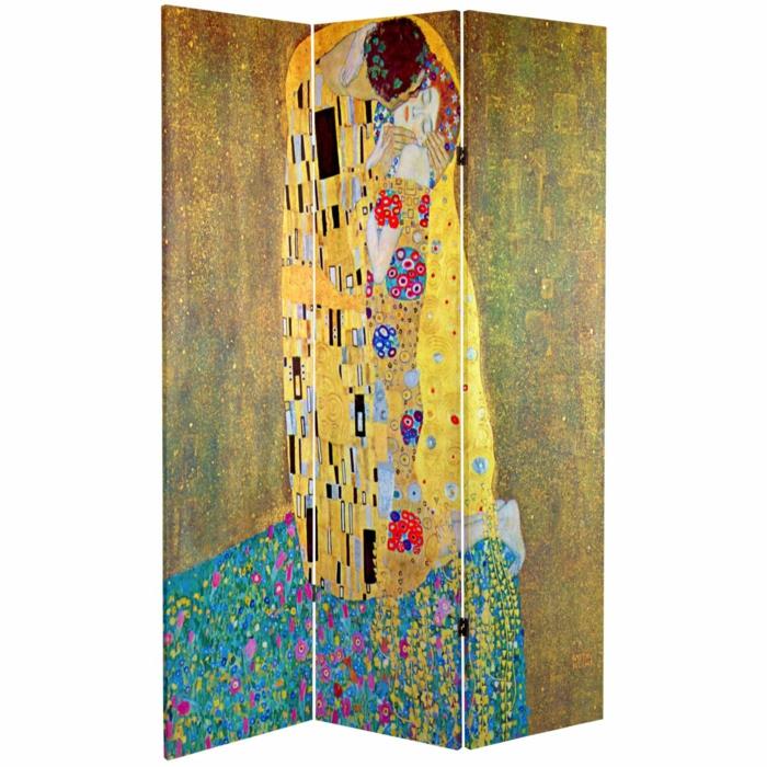 Klimt pocałuj hiszpańską ścianę