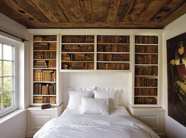 Têtes de lit en bois Lits bibliothèques chambres classiques