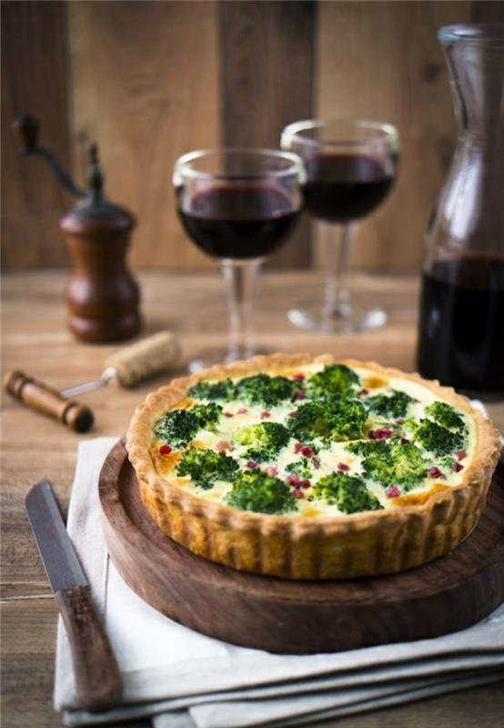 Recette de quiche au brocoli et au fromage recettes délicieuses pâte à quiche