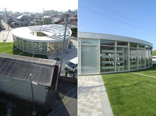 Centrum dla dzieci LMVH fukushima otwierające nowoczesną architekturę domu