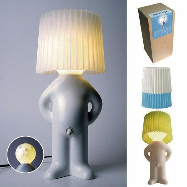 Lampe design corps lumineux lueur humaine