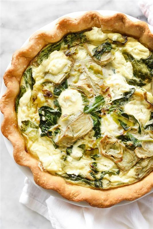 Recette de quiche aux poireaux Plats de pâte à quiche Idées de recettes