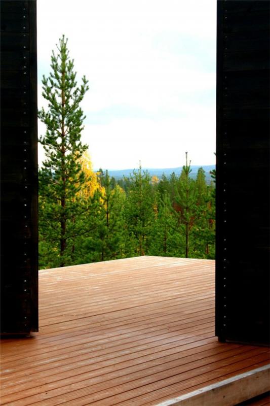 Luksusowa Villa Valtanen sadzi egzotyczne drzewa las