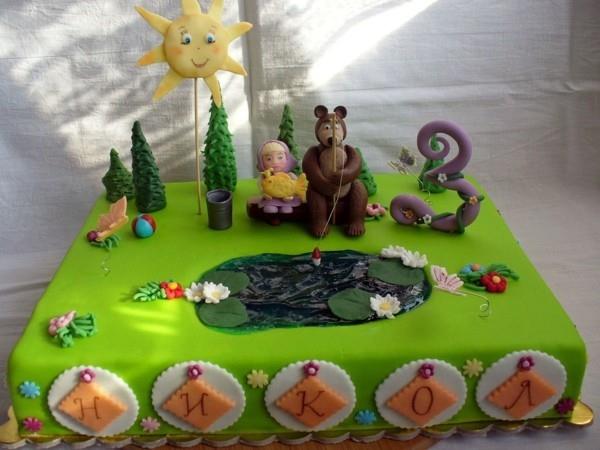 Ciasto Masza i Niedźwiedź Przyjęcie dla dzieci Plac zabaw dla dzieci Masza i Medved