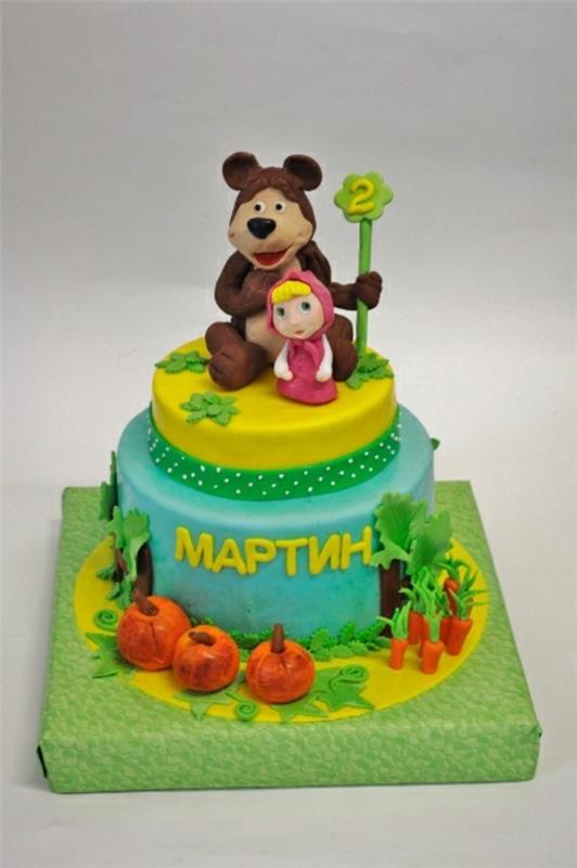 Ciasto Masza i Niedźwiedź Zamów tort dla dzieci Przyjęcie dla dzieci Masza i Medved