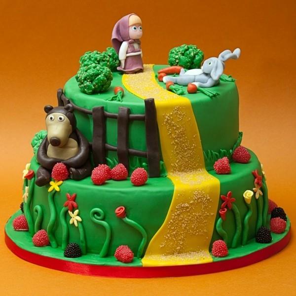 Ciasto Masza i Niedźwiedź Ciasto Urodzinowe Ciasto