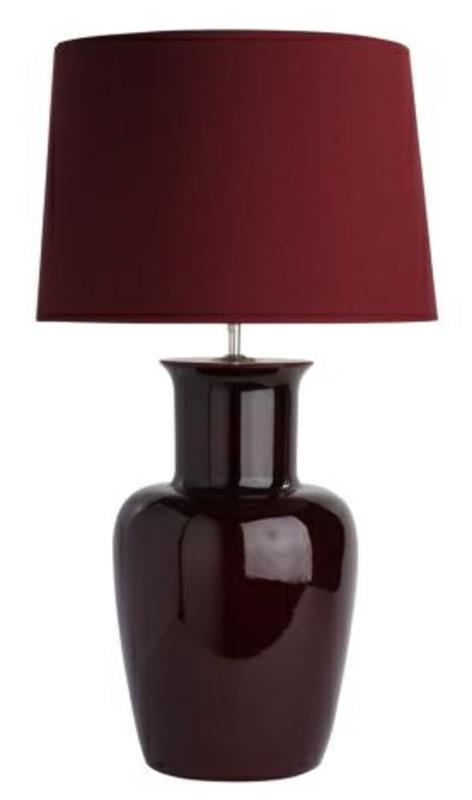 Malowanie mebli Marsala trend kolor 2015 lampka nocna
