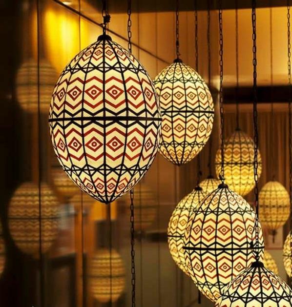 Idées de décoration méditerranéennes lanternes de meubles de style campagnard