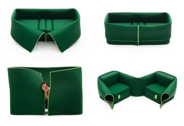 Nowoczesne zielone wzory meble ogrodowe do salonu zielony fotel leżanka