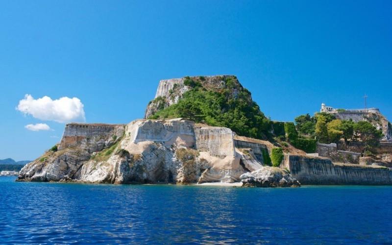 Voyage à l'île de Corfou Corfou Grèce rochers