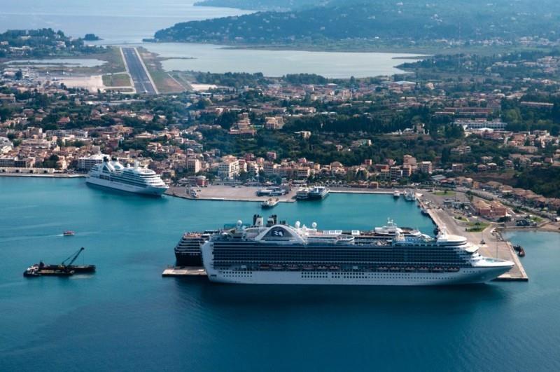 Voyage à Corfou île de Corfou Grèce marina