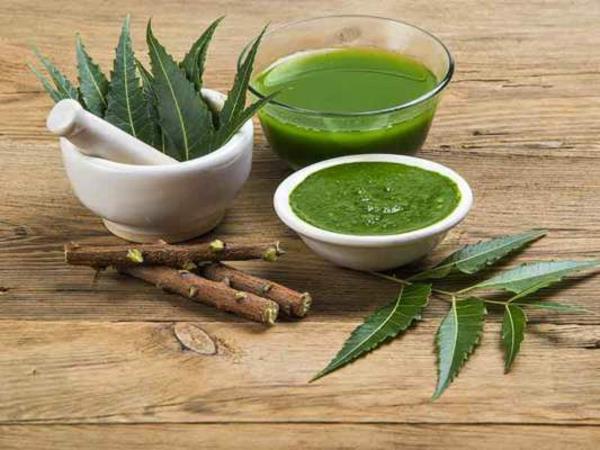 Masque pour la peau aux feuilles de neem à l'huile de neem