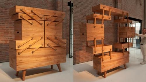 Konstrukcja szafki do szycia wystawa konstrukcji drewnianych